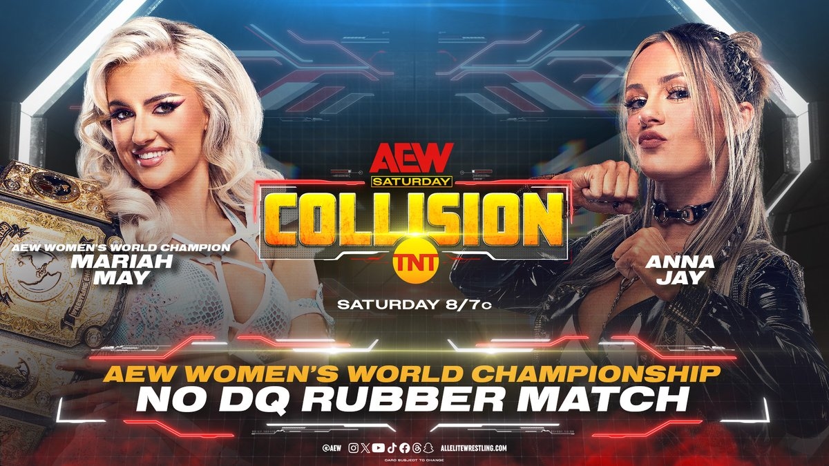 AEW Collision live results: Mariah May vs. Anna Jay no DQ title match -  F4W/WON