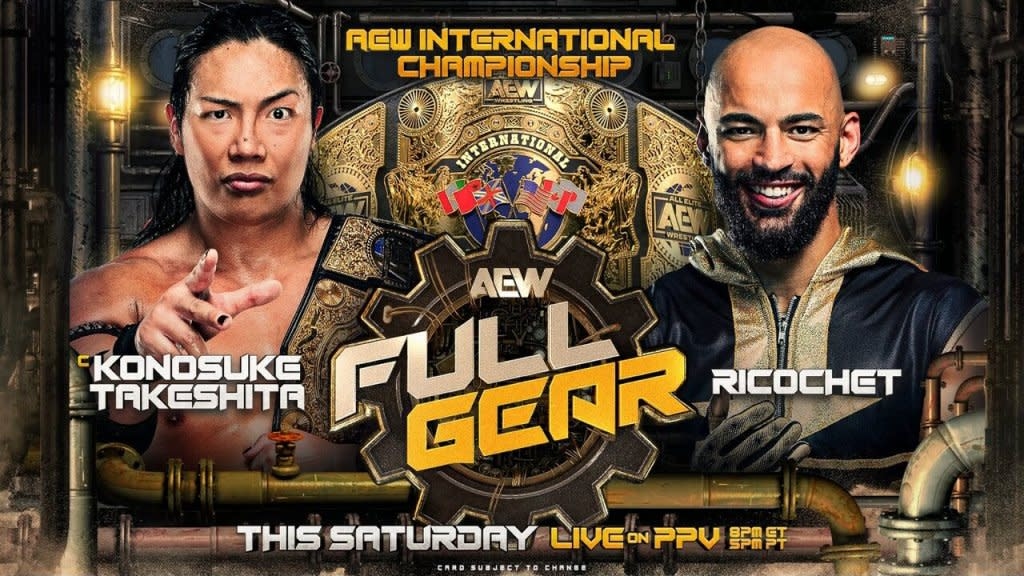 AEW Full Gear: Konosuke Takeshita vs. Ricochet Result