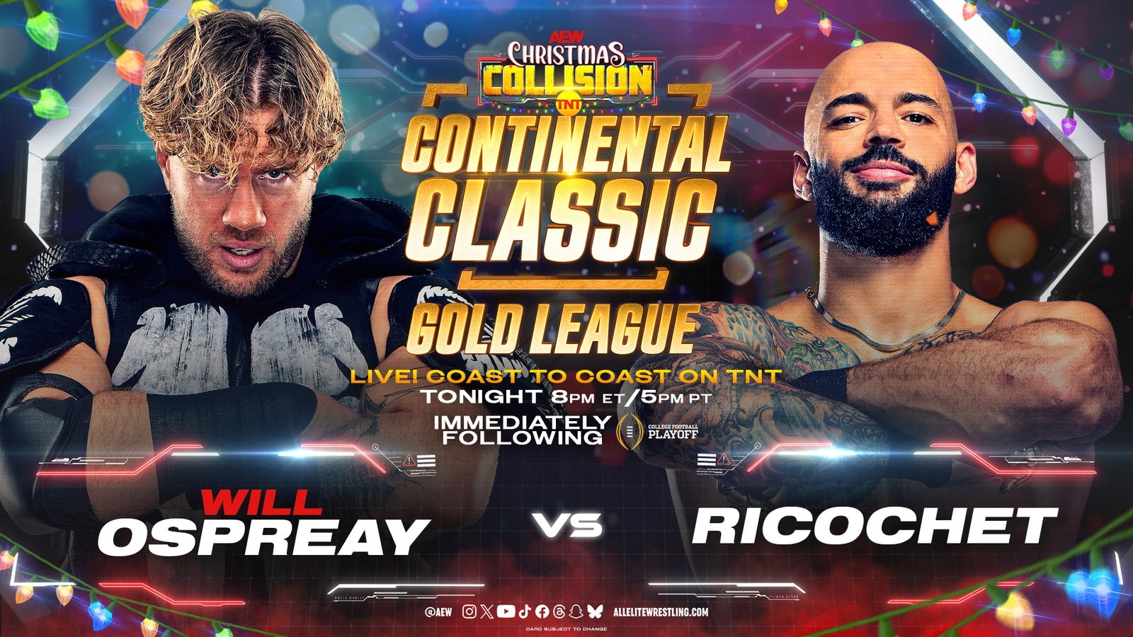 AEW Christmas Collision live results: Will Ospreay vs. Ricochet - F4W/WON