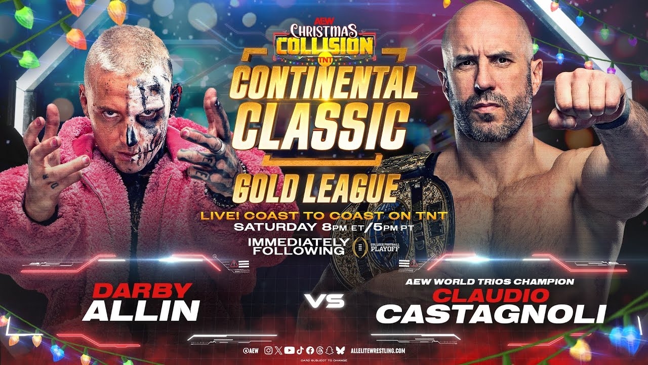 WWE 2K24 Darby Allin Vs. Claudio Castagnoli | Continental Classic Gold |  AEW Christmas Collision ‘24