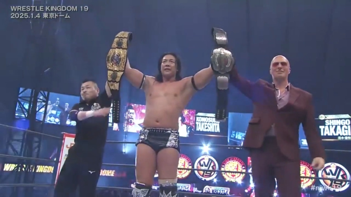 NJPW Wrestle Kingdom 19 Notes: Hirooki Goto Wins Ranbo & Earns IWGP World  Title Shot, Konosuke Takeshita Wins NEVER Openweight Title & Match Set with  Ishii for Wrestle Dynasty, More Titles Change