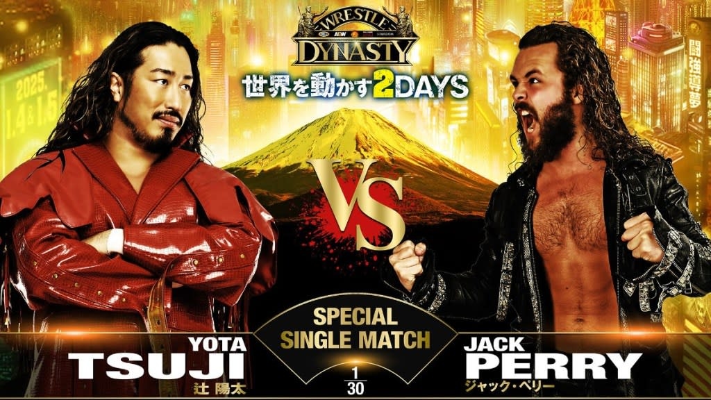 Jack Perry vs. Yota Tsuji Announced For NJPW x AEW Wrestle Dynasty