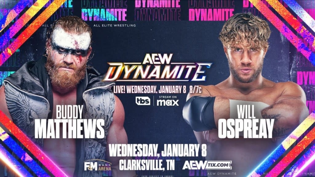 Will Ospreay vs. Buddy Matthews, More Announced For AEW Dynamite