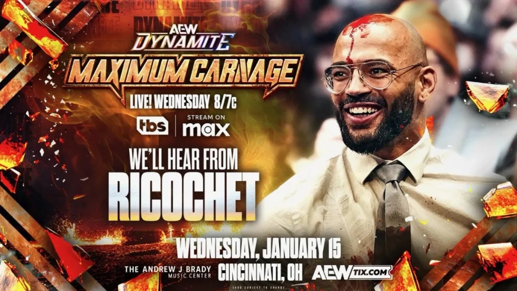 Ricochet Segment Added To AEW Dynamite: Maximum Carnage