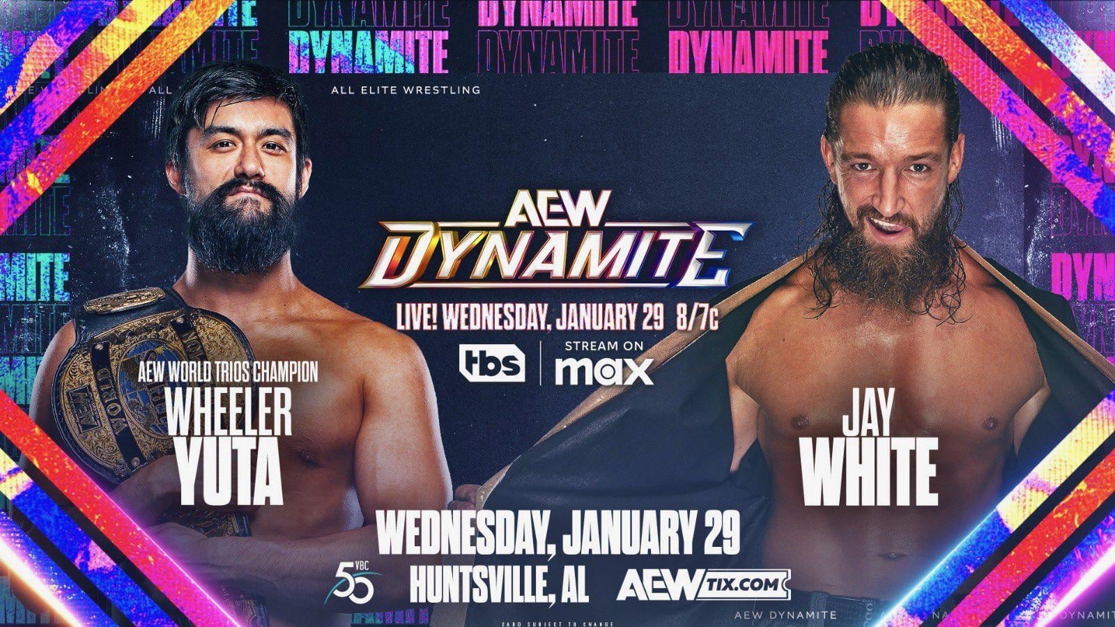 Jay White vs. Wheeler Yuta announced for tomorrow's Dynamite :  r/SquaredCircle