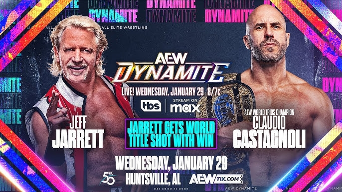 WWE 2K24 Jeff Jarrett Vs. Claudio Castagnoli | AEW Dynamite 1/29/25