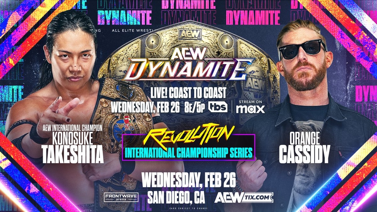 AEW Dynamite live results: Konosuke Takeshita vs. Orange Cassidy title  match - F4W/WON