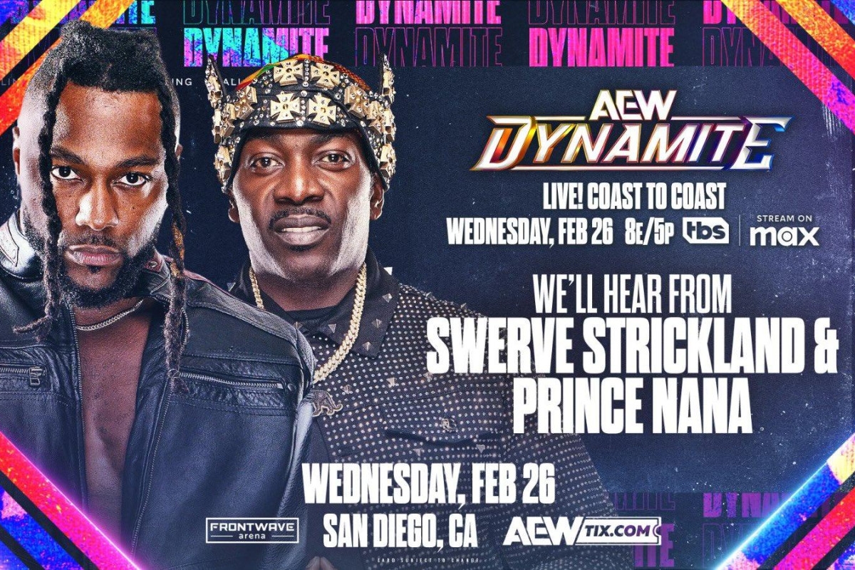 Swerve Strickland And Prince Nana To Speak On Wednesday's AEW Dynamite |  Fightful News