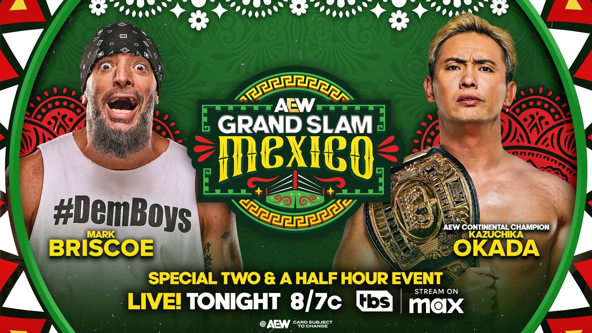 jaylani on X: "Kazuchika Okada vs. Mark Briscoe - AEW: Grand Slam Mexico - 06/18/2025 2.5 ⭐️ https://t.co/BpGt6V193z" / X