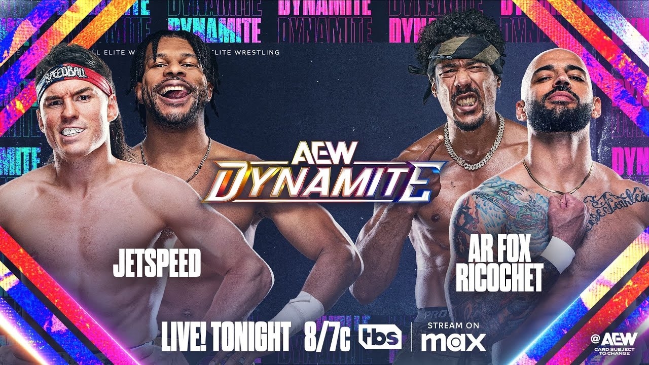 WWE 2K25 JetSpeed Vs. AR Fox & Ricochet - AEW Dynamite 6/25/25