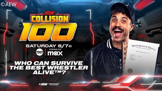 Max Caster v Scorpio Sky / Open Challenge Match / AEW Collision #100 / WWE 2K25