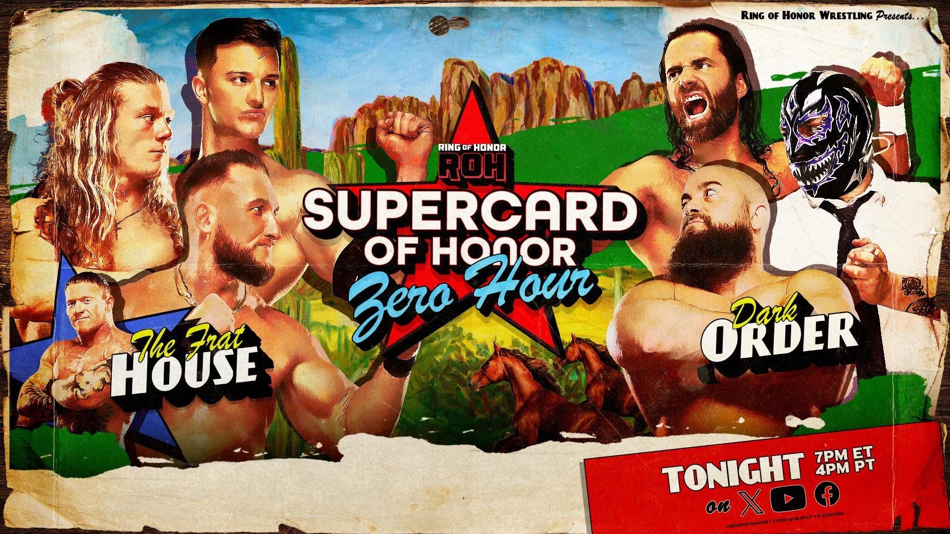 Frat House vs. Dark Order added to the ROH Zero Hour : r/AEWOfficial