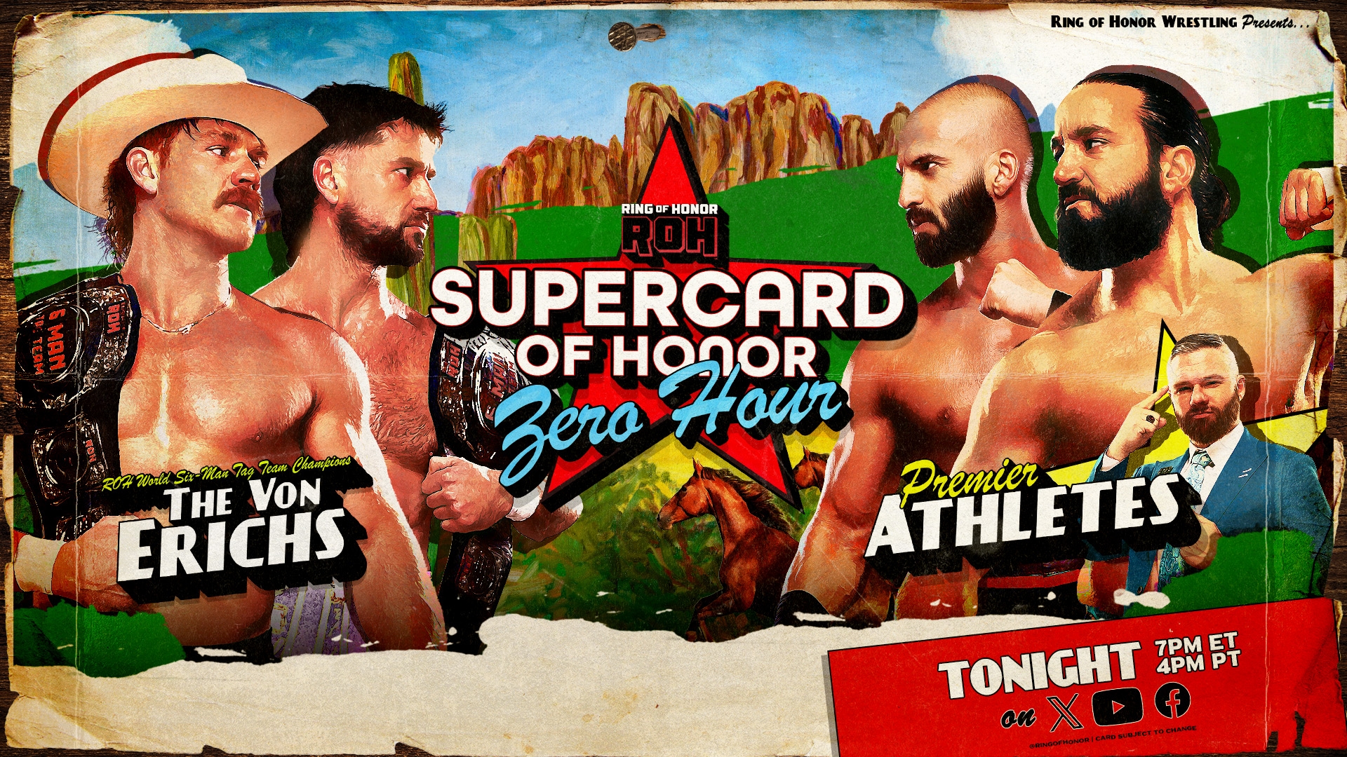 WrestlingAl on X: "The Von Erichs vs. Premier Athletes #ROHSupercard: Zero Hour https://t.co/pTobZJpcLL" / X
