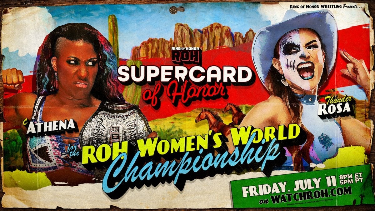 Athena VS Thunder Rosa Title Match Set For SuperCard Of Honor In TX - Diva Dirt