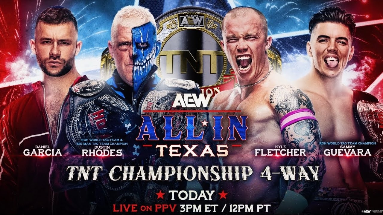 Daniel Garcia vs Dustin Rhodes vs Kyle Fletcher vs Sammy Guevara | AEW ALL IN TEXAS 2025