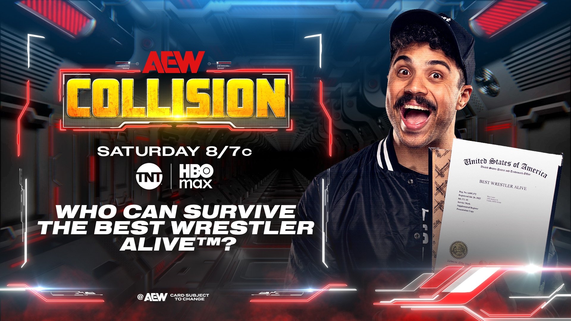 AEW Argentina 🇦🇷 on X: "-UP NEXT: 🔻Reto abierto de Max Caster!  #AEWCollision https://t.co/nv6mXo0Fma" / X