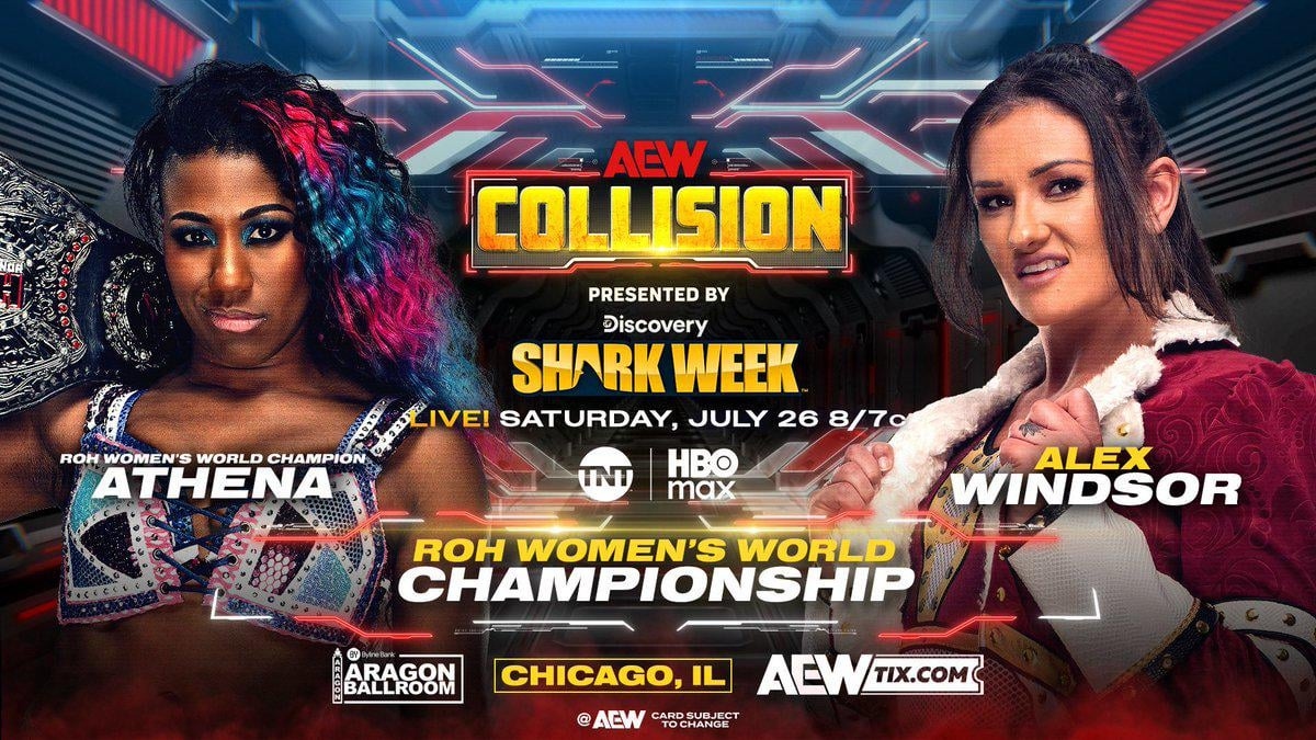 Athena vs Alex Windsor for the ROH Women's Title set for Collision : r/SquaredCircle