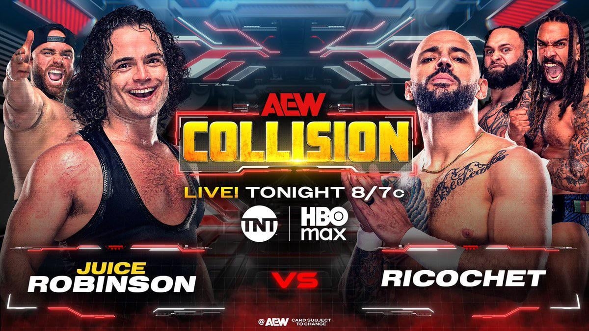 Juice Robinson vs. Ricochet added to Collision : r/AEWOfficial