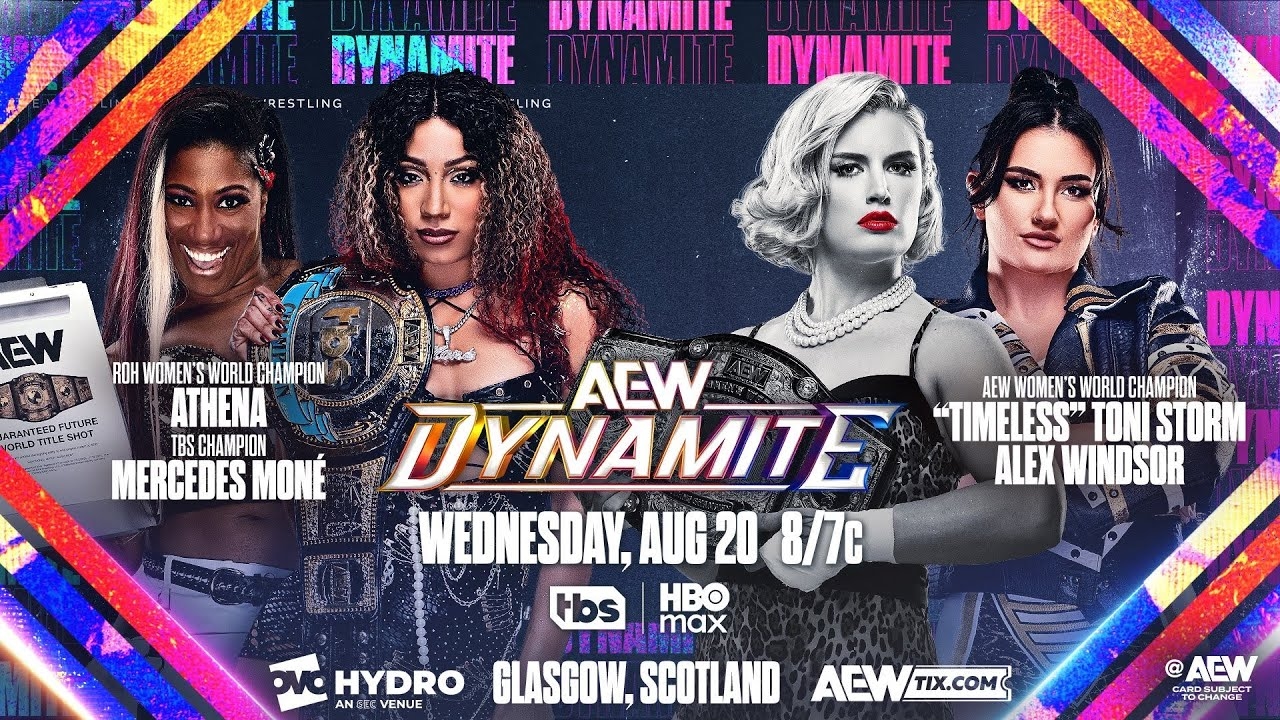 WWE 2K25 Athena & Mercedes Mone Vs. "Timeless" Toni Storm & Alex Windsor - AEW Dynamite 8/20/25