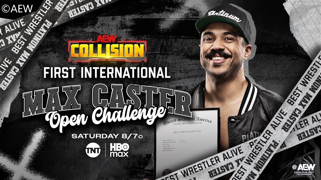 Max Caster v Zack Sabre Jr. / International Open Challenge Match / AEW Collision #107 / WWE 2K25