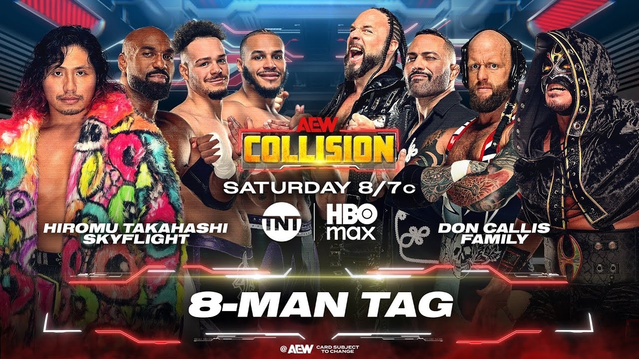 WWE 2K25 Hiromu Takahashi & SkyFlight Vs. Don Callis Family - AEW Collision 8/23/25