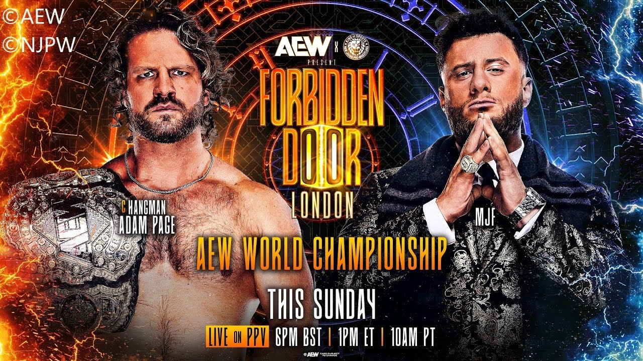 Adam Page (c) v MJF / AEW World Title Match / AEW/NJPW Forbidden Door London 2025 / WWE 2K25