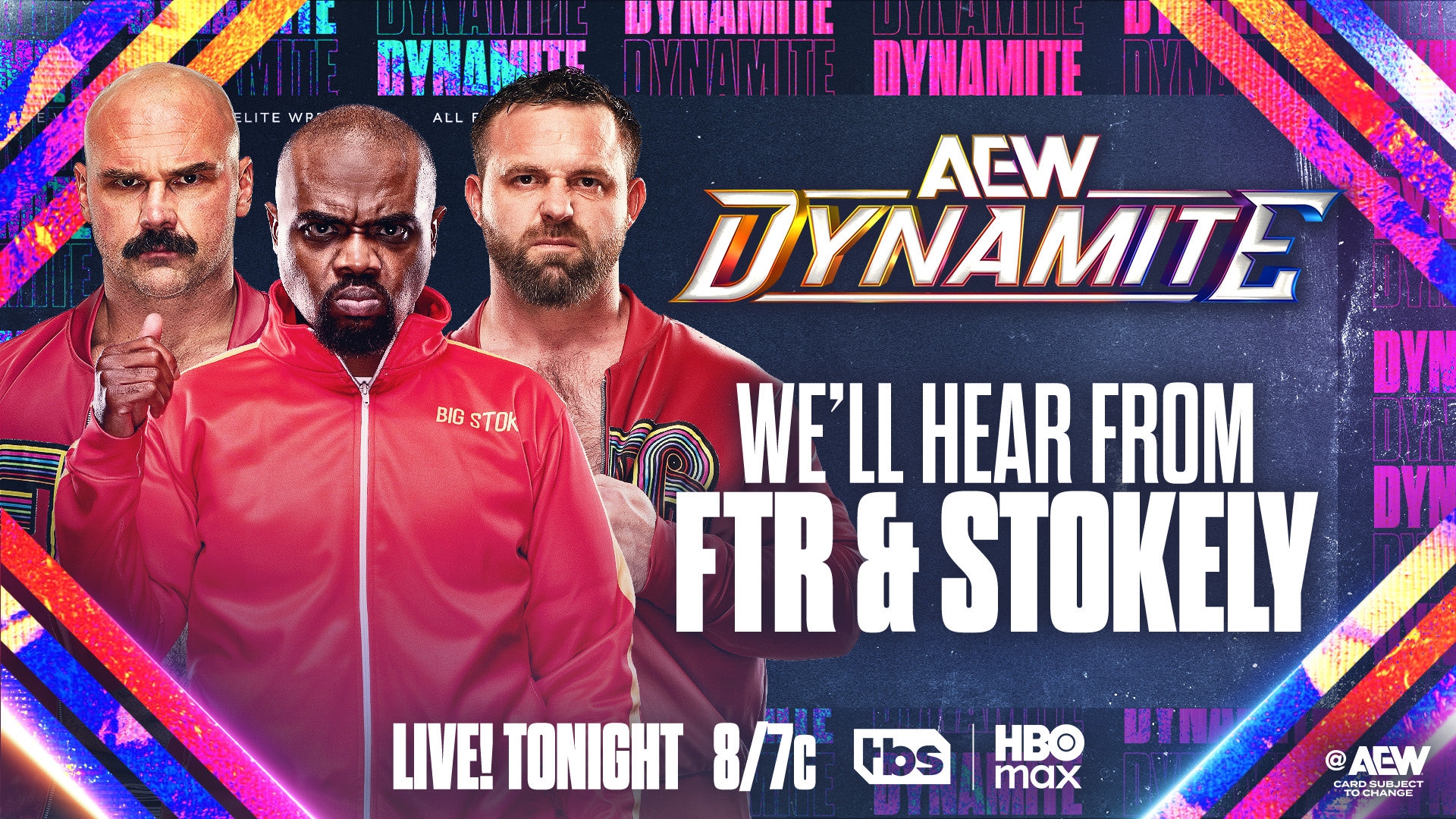 Cory on X: "FTR and Stokely Hathaway appear tonight on #AEWDynamite https://t.co/PiEH889Dkr" / X