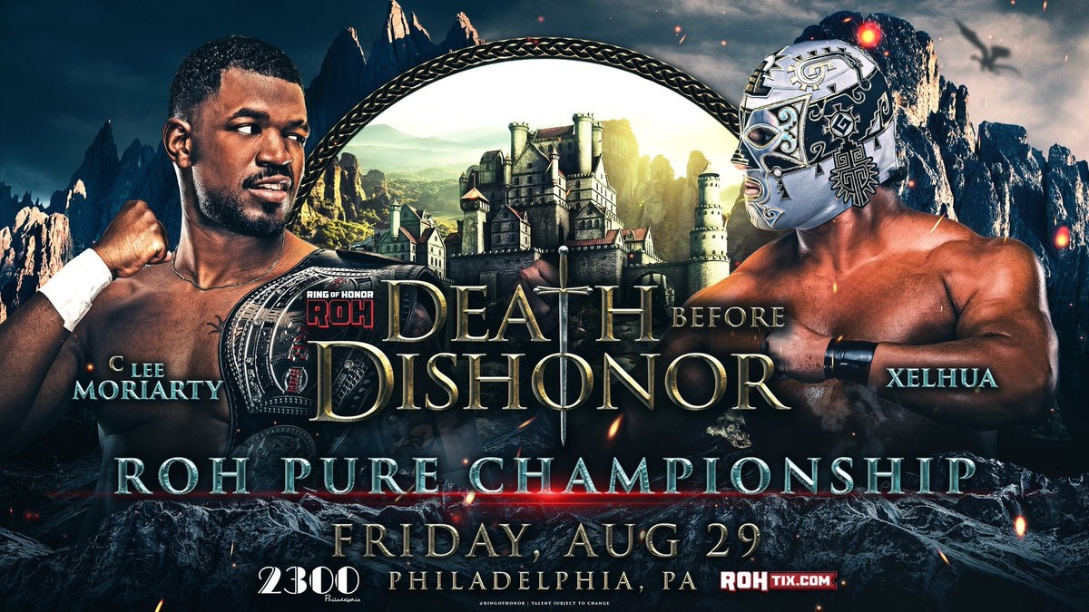 Ish. 🤠 on X: "Xelhua vs Lee Moriarty, ROH: Death Before Dishonor, August  29, 2025 ****1/4 stars Really great match, Xelhua showed up and showed out  and he's spectacular. Glad to see