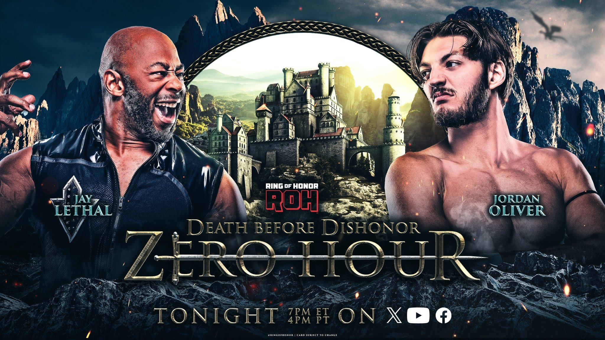 Cory on X: "Jay Lethal vs Jordan Oliver has been announced for #ROHDBD Zero  Hour https://t.co/LT2GSWys2U" / X