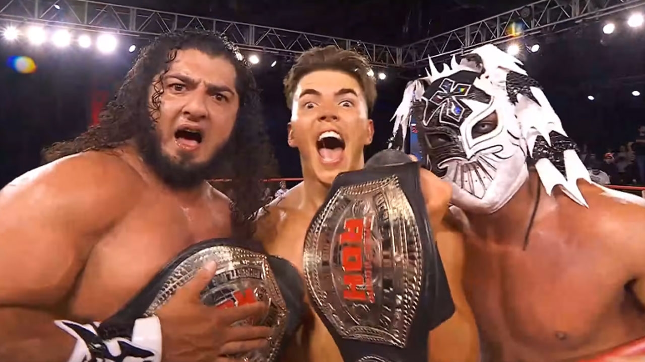 Sammy Guevara e RUSH são os novos ROH Tag Team Champions