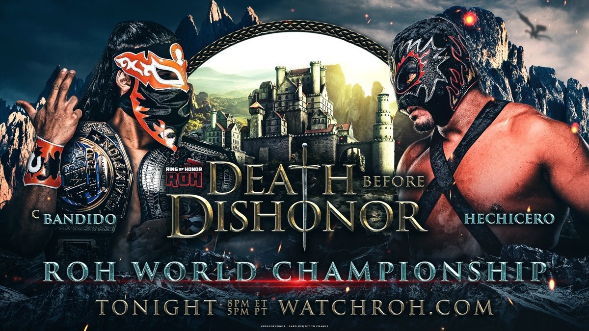Peps🪭 on X: "Bandido vs. Hechicero for the ROH World Championship went  36:28 minutes With that it's the longest ROH World Title match since March  2019 where Jay Lethal & Matt Taven