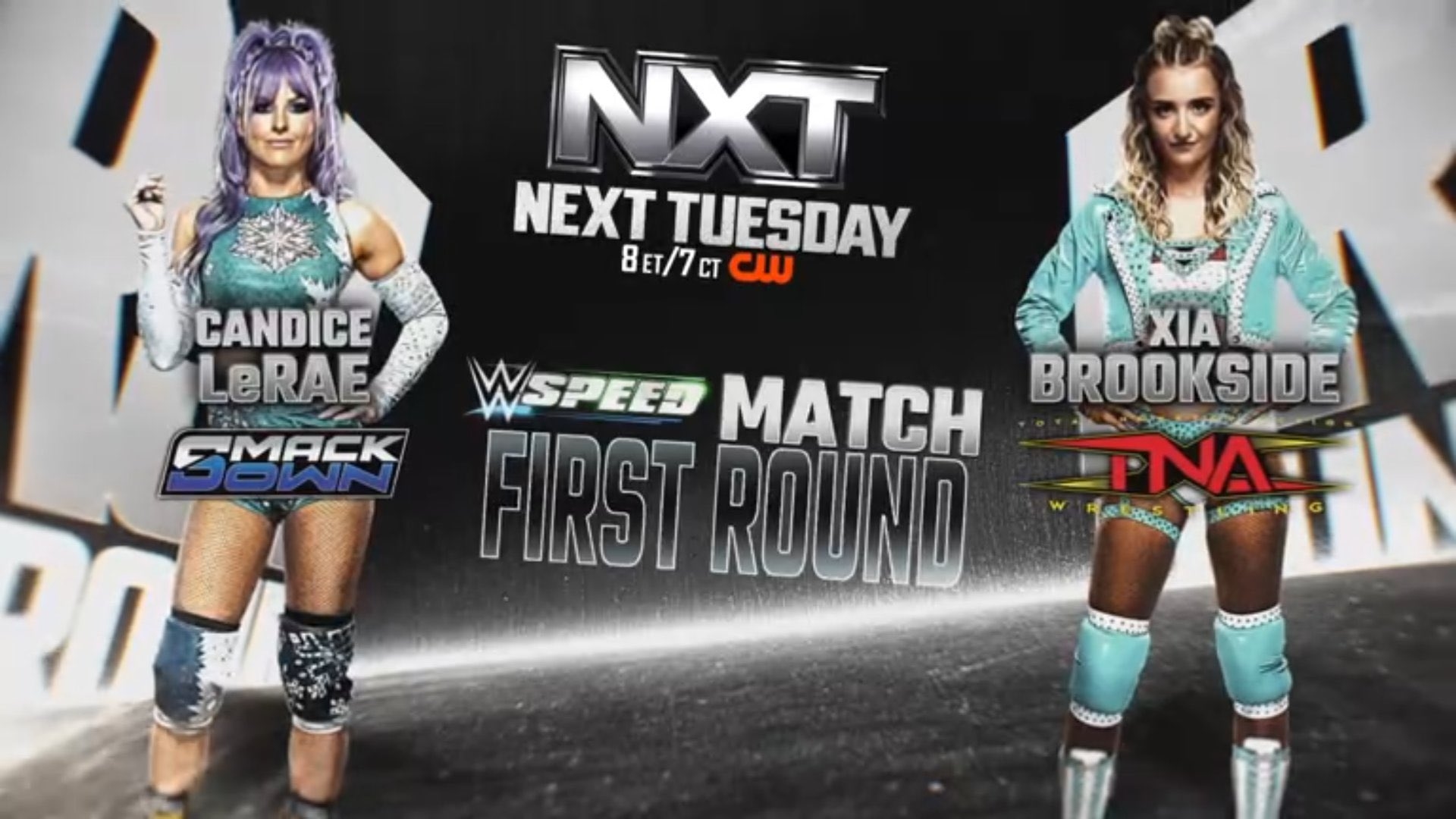 Fightful Wrestling on X: "Advertised for #WWENXT - Xia Brookside vs Candice  LeRae in the WWE Speed tournament - Lash Legend vs Jaida Parker - Darkstate  vs Ricky Saints, Hank and Tank