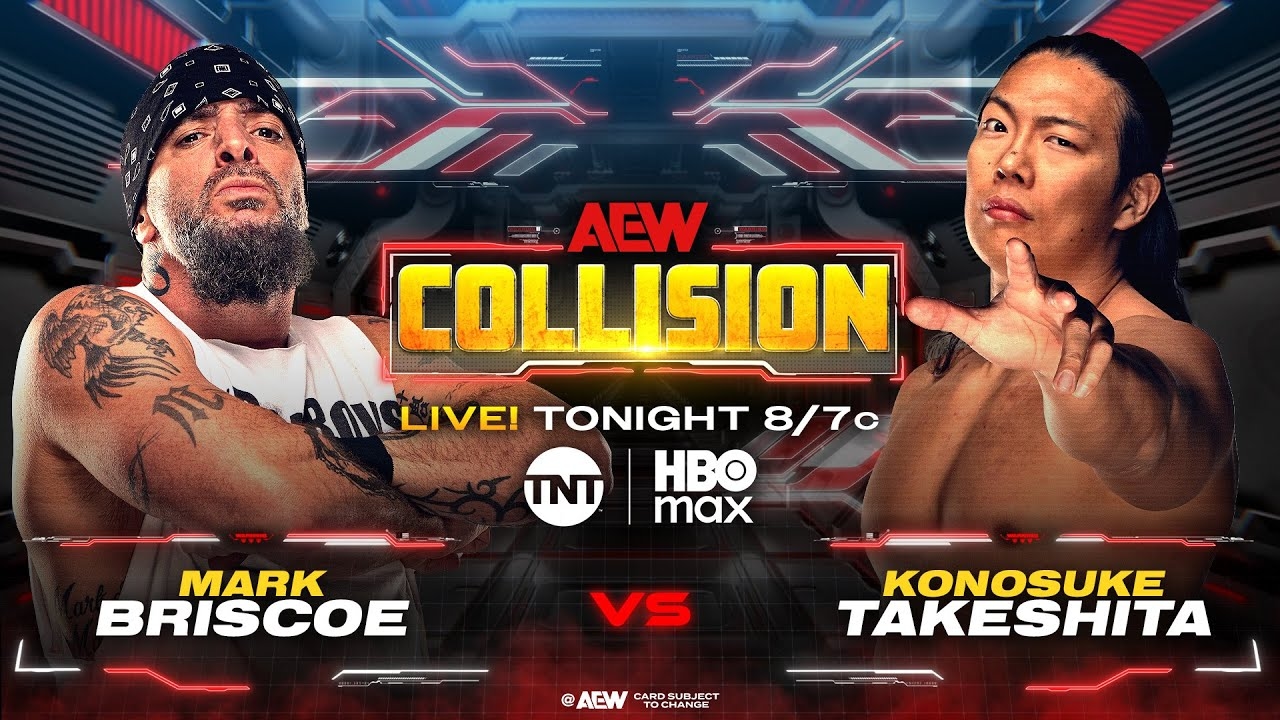 WWE 2K25 Mark Briscoe Vs. Konosuke Takeshita - AEW Collision 9/6/25