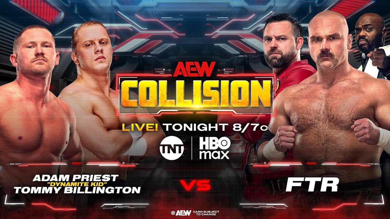 WWE 2K25 Adam Priest & "Dynamite Kid" Tommy Billington Vs. FTR - AEW Collision 9/6/25