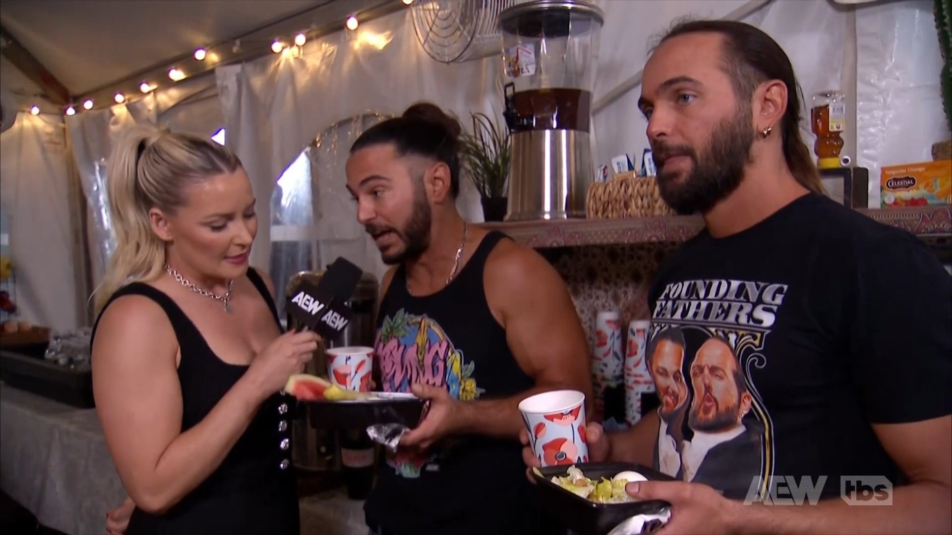 Cory on X: "Renee Paquette backstage interview with The Young Bucks  #AEWDynamite https://t.co/Lrl8eEAoDD" / X