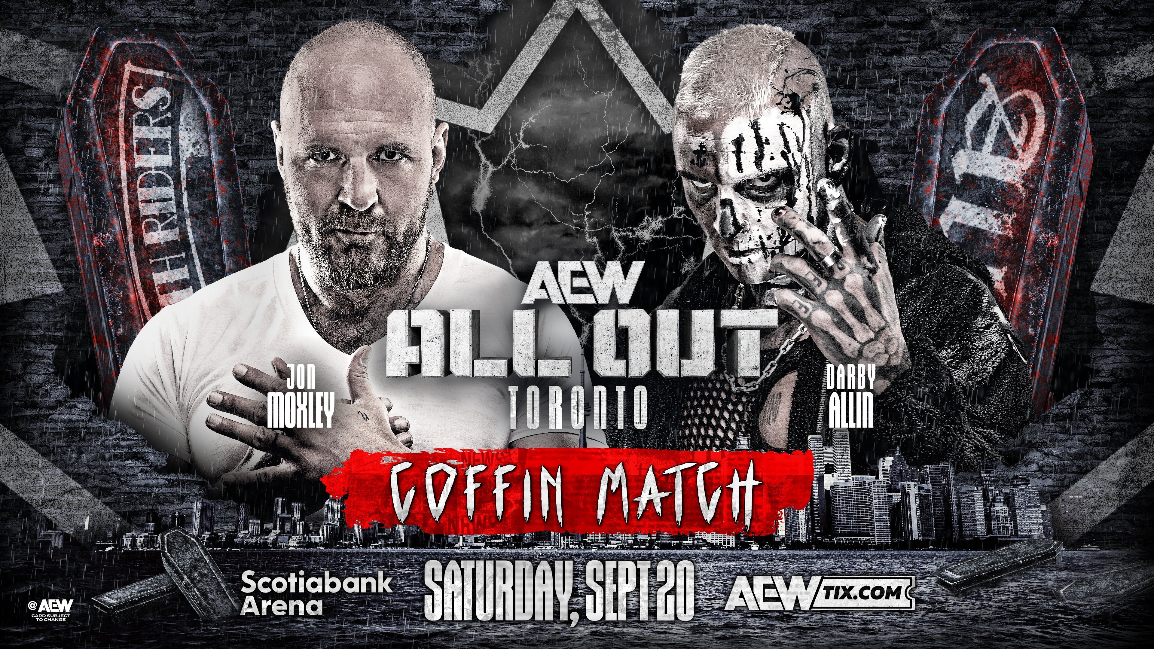 Too Gringo for CMLL, Too Poor for Burberry🐝 on X: "Jon Moxley vs Darby  Allin [AEW All Out 2025] [****] whatever man. https://t.co/f1t7yMyKvo  https://t.co/SKL0IptrGv" / X