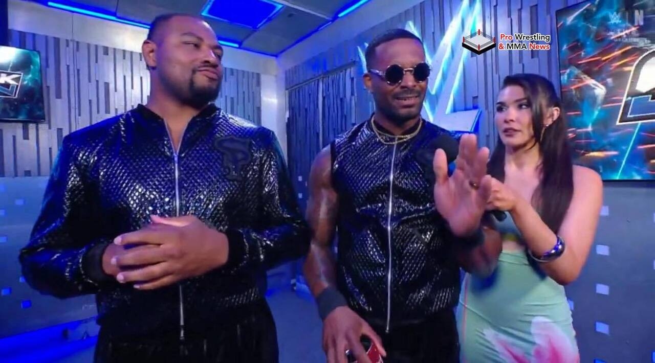 Pro Wrestling & MMA News on X: "Cathy Kelly interviews the Street Profits  about their tension. Montez emphasizes that coming up short fuels their  hunger, and Dawkins mentions their strong bond, saying