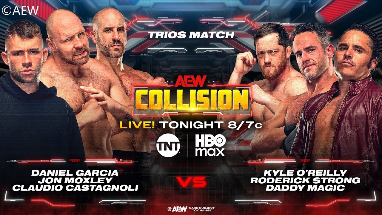 Death Riders v Paragon & Matt Menard / Trios Match / AEW Collision #112 / WWE 2K25