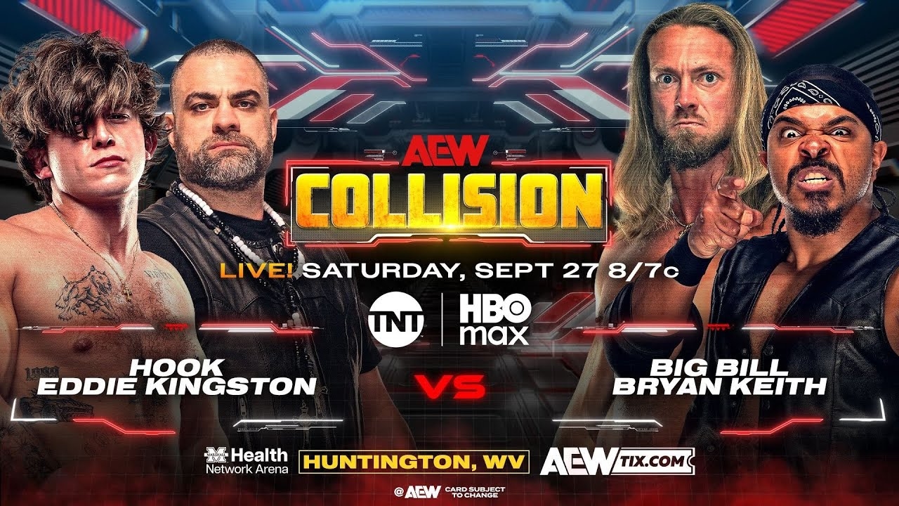 WWE 2K25 Hook & Eddie Kingston Vs. Big Bill & Bryan Keith - AEW Collision 9/27/25