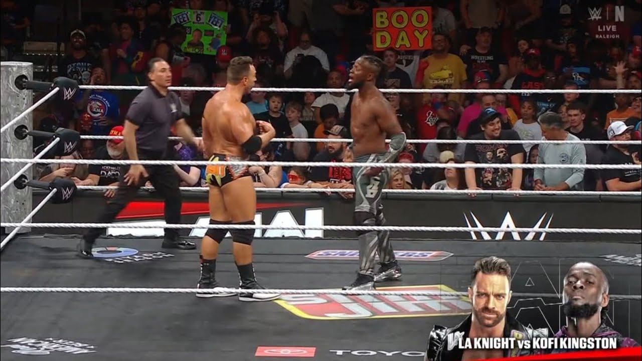 RAW 29/9/25 FULL MATCH - LA Knight vs Kofi Kingston