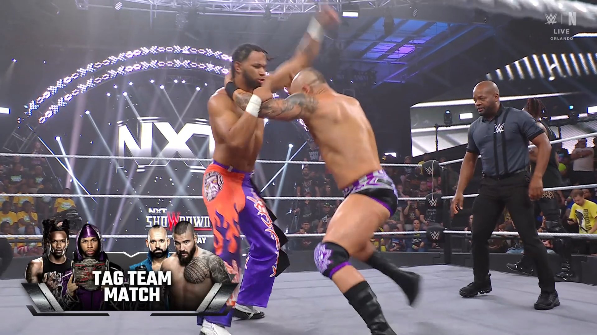 ⭕ SlamX ⭕ on X: "Leon Slater and Je'Von Evans vs. The Culling is underway.  #WWENXT https://t.co/94CPwCQLlc" / X