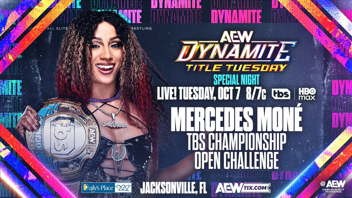 Notorious, Byron Ashworth on X: "Notorious Dynamite Match Rating: AEW TBS  Championship Match Mercedes Mone (c) vs. Lacey Lane Notorious Score Event:  #AEWDynamite #314 https://t.co/SAz3leN5iK" / X
