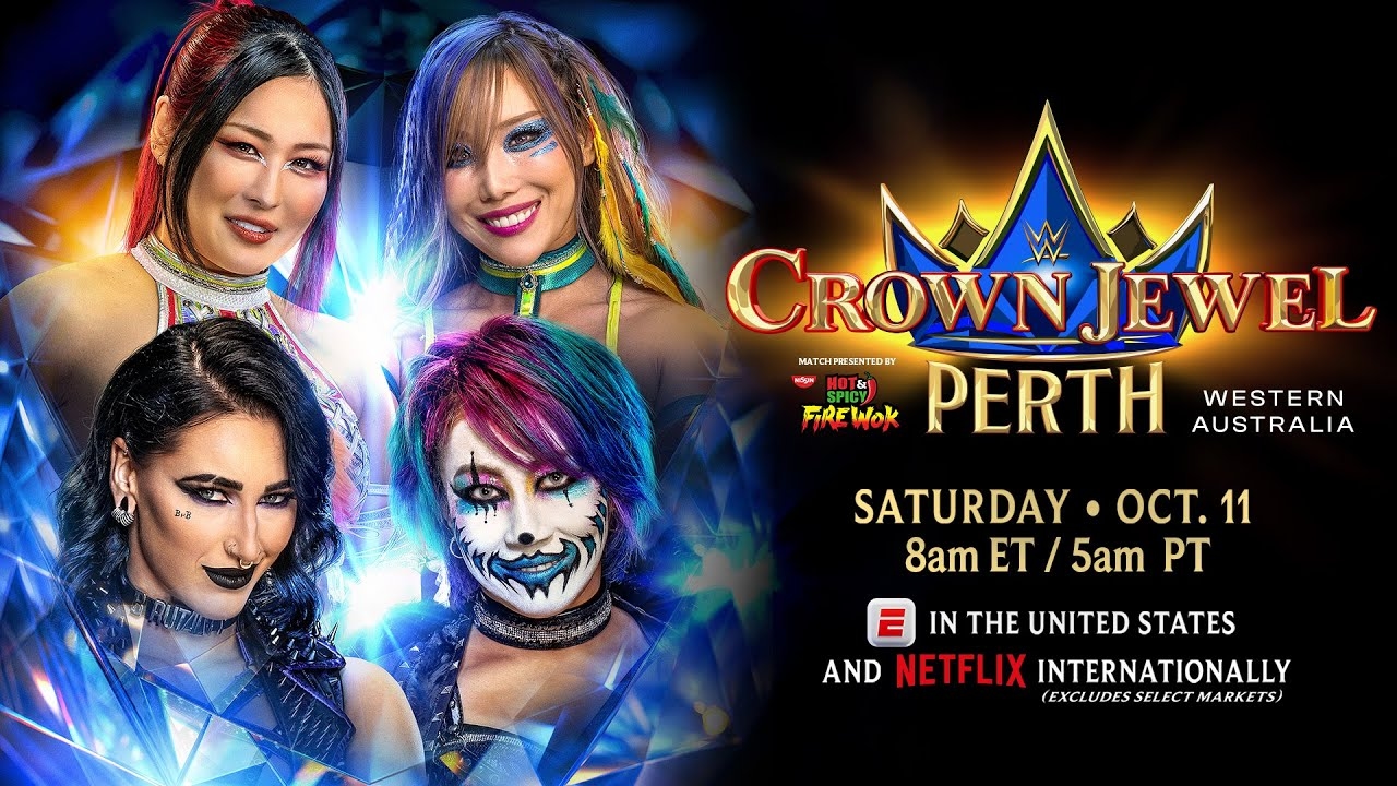 Rhea Ripley & IYO SKY vs. The Kabuki Warriors: Crown Jewel 2025 Hype Package