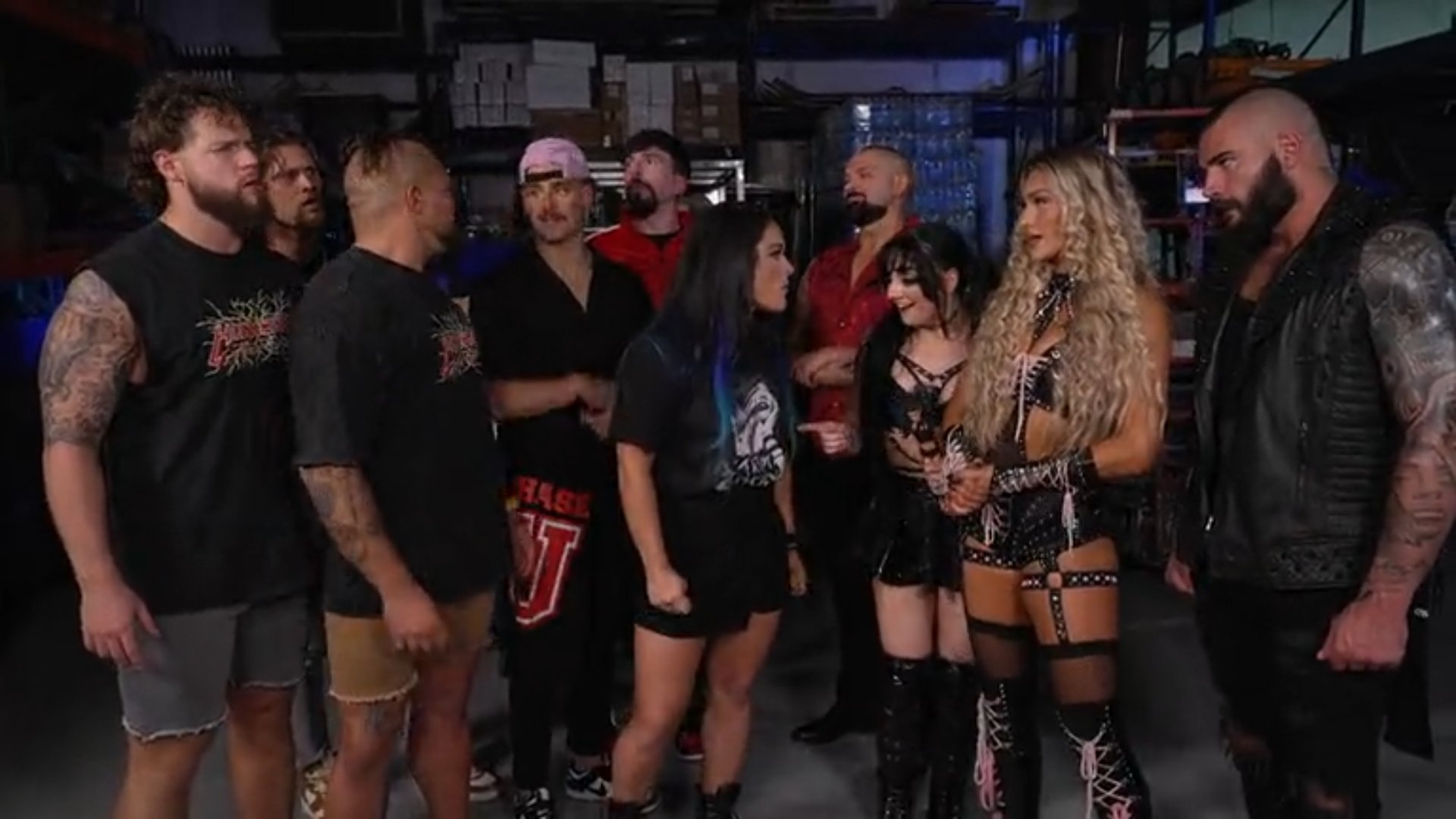 Cory on X: "Hank and Tank, Chase U, Lyra Valkyria, and The Culling backstage segment #WWENXT https://t.co/qMoVLM15ur" / X