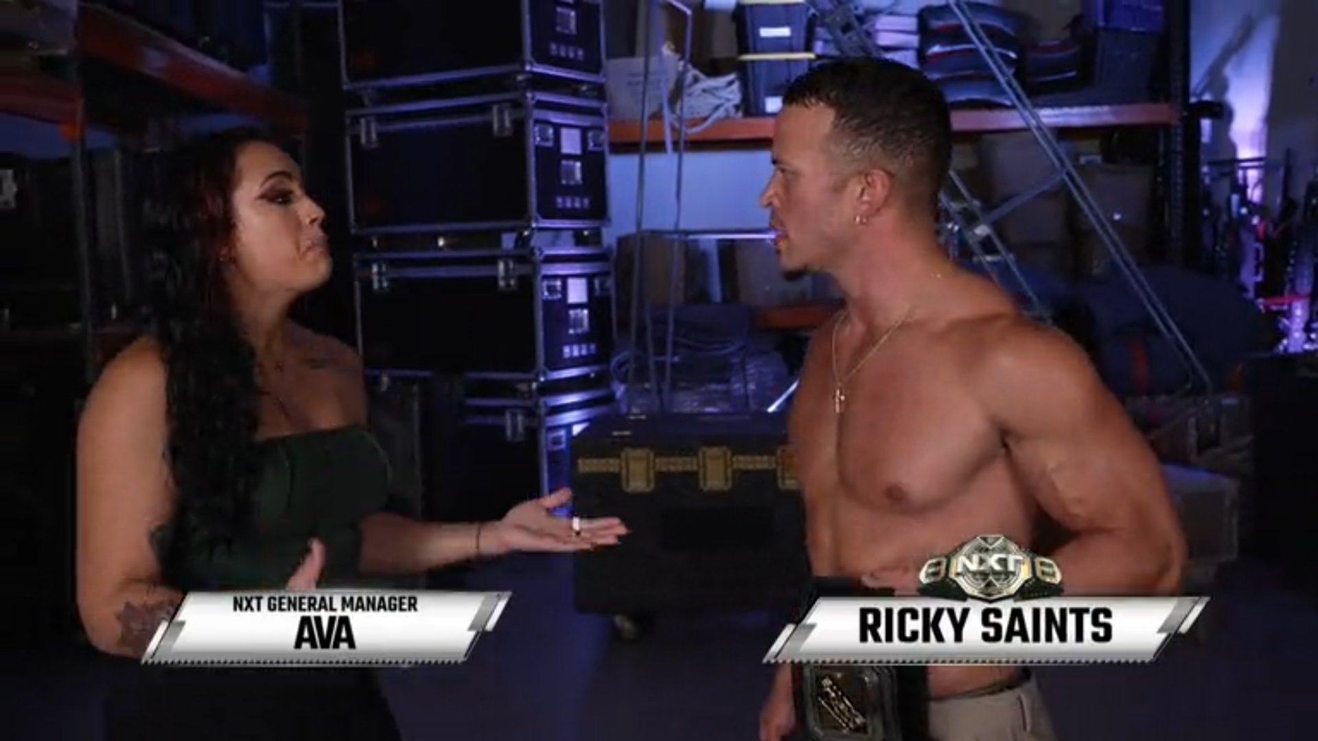 Cory on X: "Ava and Ricky Saints backstage segment #WWENXT https://t.co/nCZVYwaA8b" / X