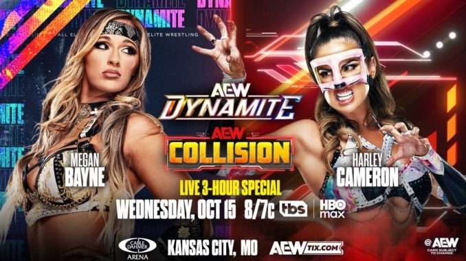 Megan Bayne vs. Harley Cameron added to three-hour AEW Dynamite special - POST Wrestling | Podcasts, News, Reviews | WWE AEW NXT NJPW