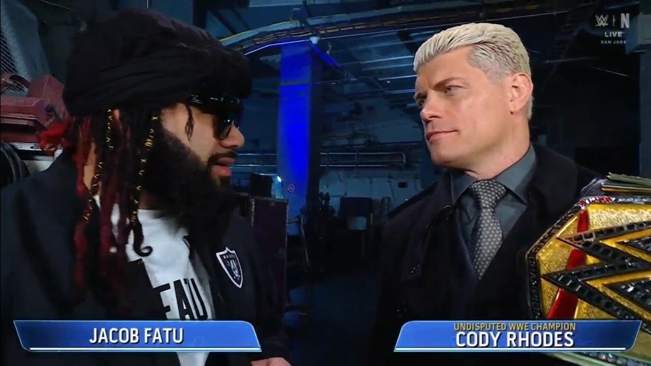 Jacob Fatu confronta a Cody Rhodes en Backstage - WWE Smackdown 17/10/2025 (En Español)