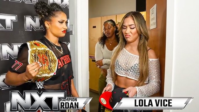 Kelani Jordan LOCKED OUT! Lola Vice & Jordynne Grace Backstage Confrontation – NXT Drama
