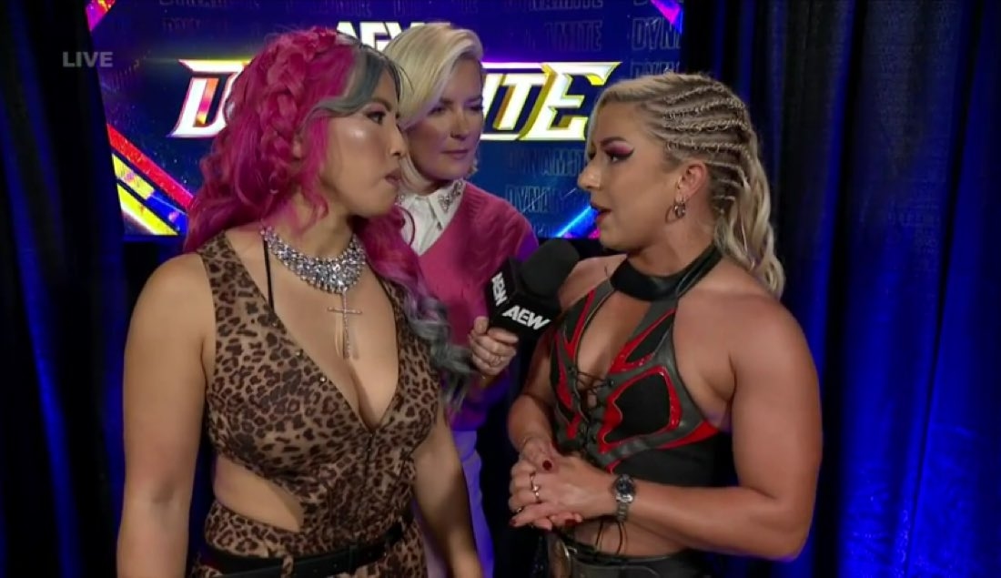 WrestlePurists on X: "Mina Shirakawa vs. Thekla is set for AEW Collision this Saturday! #AEWDynamite https://t.co/xvtWt3hw1J" / X