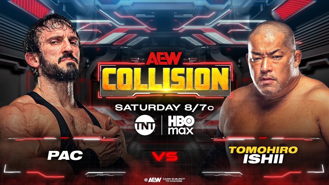 WWE 2K25 Pac Vs. Tomohiro Ishii - AEW Collision 10/25/25